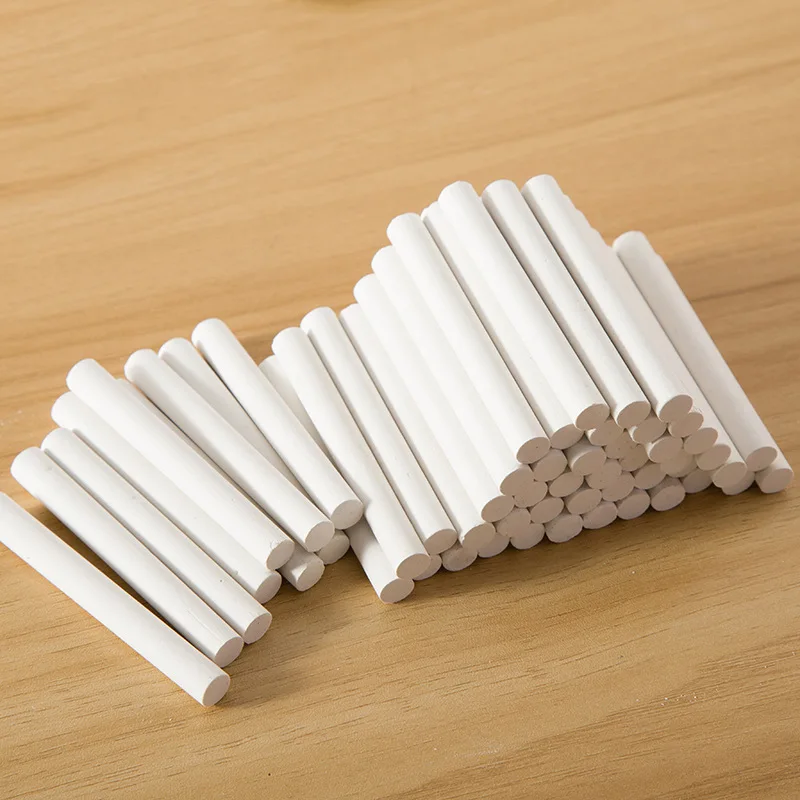 100pcs High Quality Dust-free Chalk School Student Teacher Office Hot Sale Chalk Colored And White Color Chalk