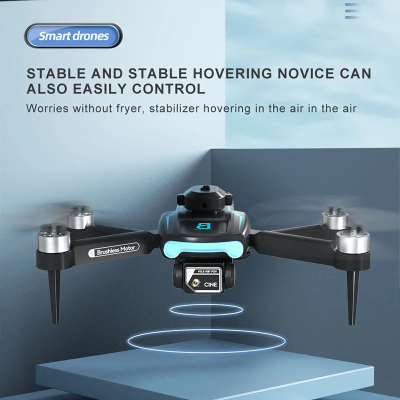 8K HD aerial drone brushless motor quadcopter optical flow obstacle avoidance remote control toy aircraft
