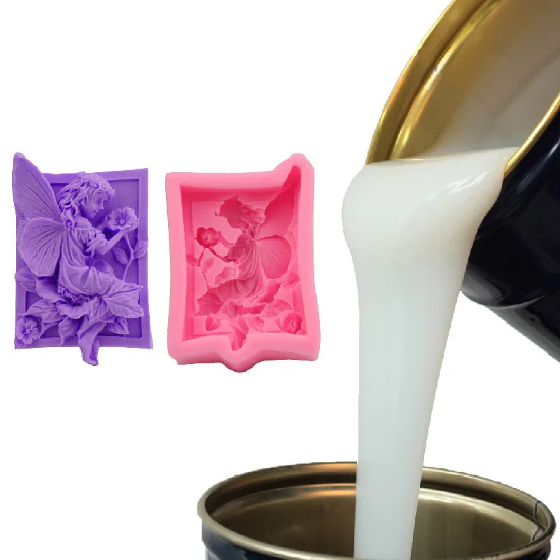 High tear silicone mold making liquid raw material Condensation Silicone Rubber Buddhist statue crafts Mold making silicone