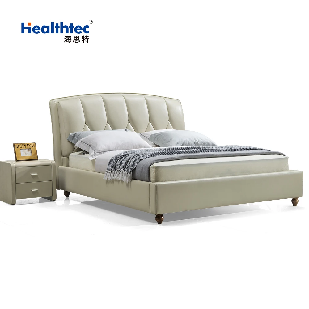 OEM&ODM Luxury Italian Bedroom Furniture Set Modern Large King Queen Double Bed with Mattress