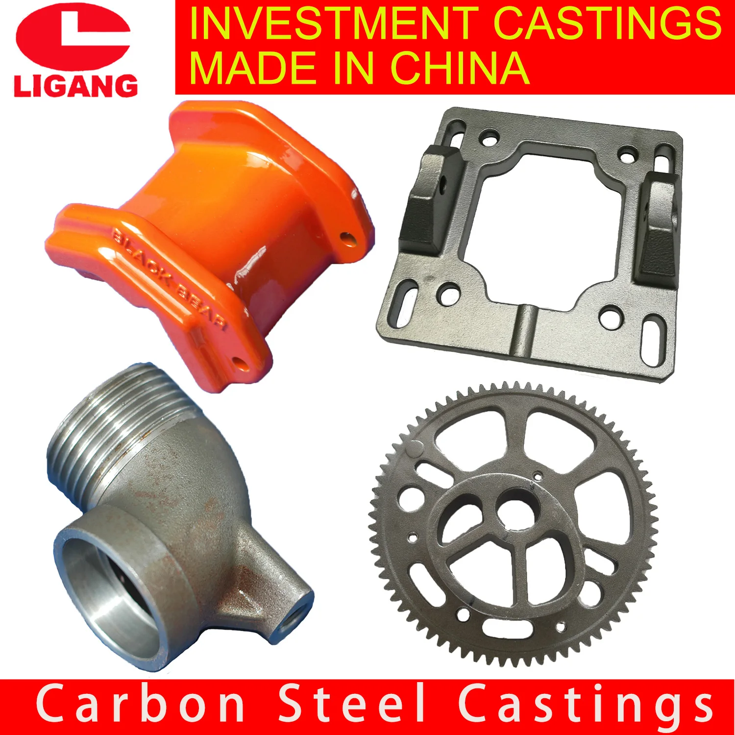 C45 Lost Wax Steel Casting SC1045 or S45C  carbon steel castings Mdae in China