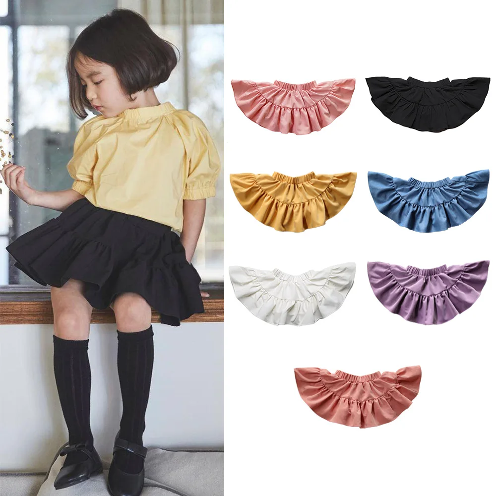 Baby Cotton Frill Twirl Skirts Bohemian Skirt For Kids Girls
