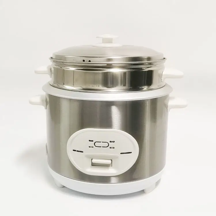 Joint Body High Quality Stainless Steel Body with Steamer Restaurant/Household Electric Straight Rice Cooker