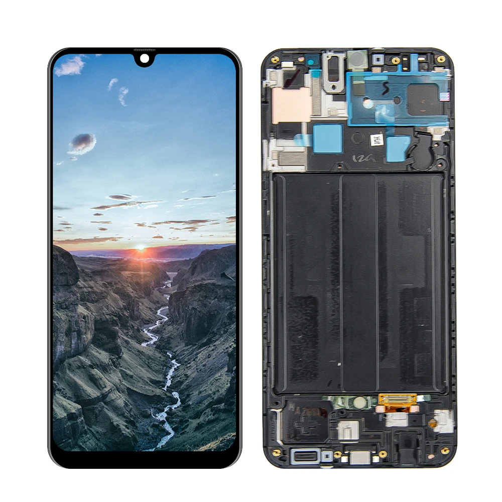 Каркас Pantalla De A30s для Samsung A20s A40 экран Galaxy A7 2018 Оригинальный ЖК-дисплей для Samsung A10
