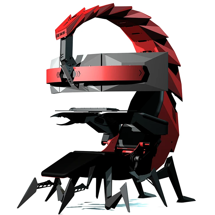
Hot Sales Scorpion Many Colors Support 3 Monitors High-tech Comfortable Gaming Computer Chair 