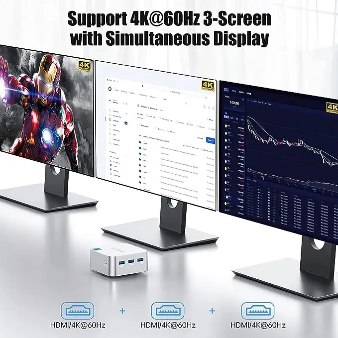 T8 NEW N95 Custom Mini Pc Mini Pc And Monitor Mini Pc Winds 11
