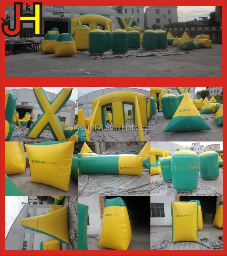 Best Quality Inflatable Paintball Bunker Barrier  Air Bunker For Shooting Sport Game