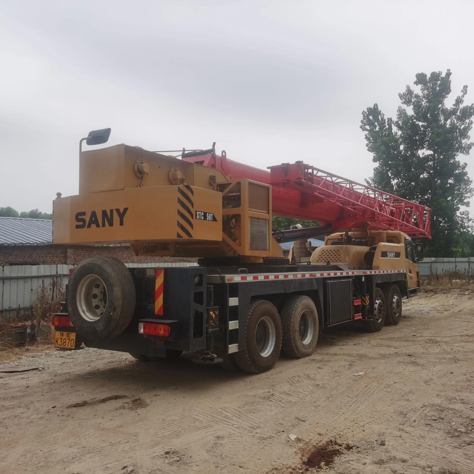 Используемый 35-тонный автокран SANY для продажи Подержанный STC350T