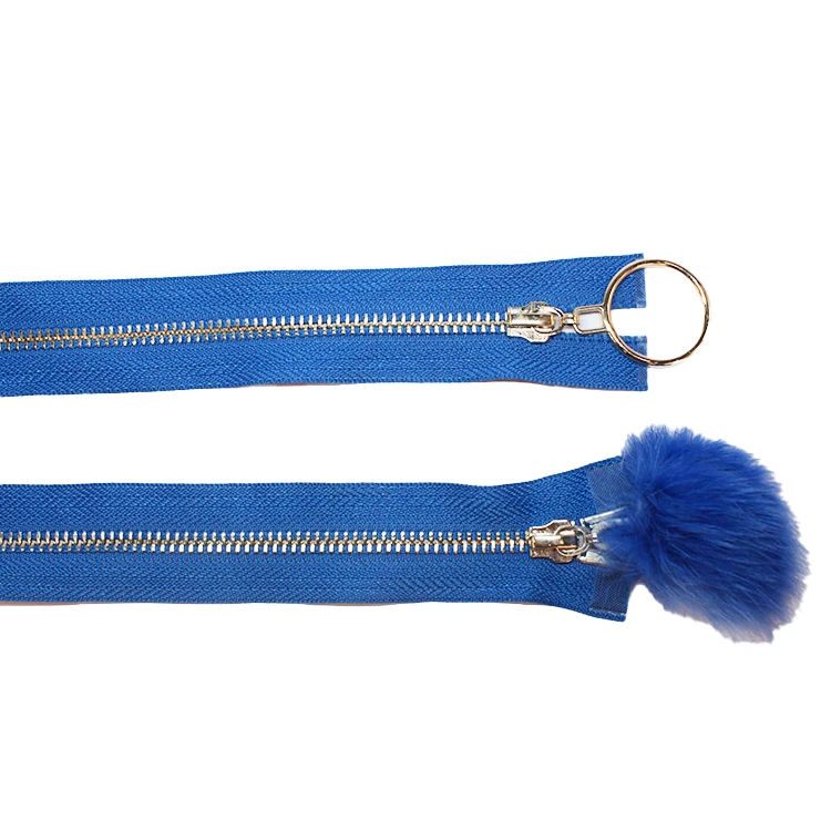 Factory Direct Supply Custom  #3#4 #6 #7 Close End Metal Aluminum Zipper For Handbag