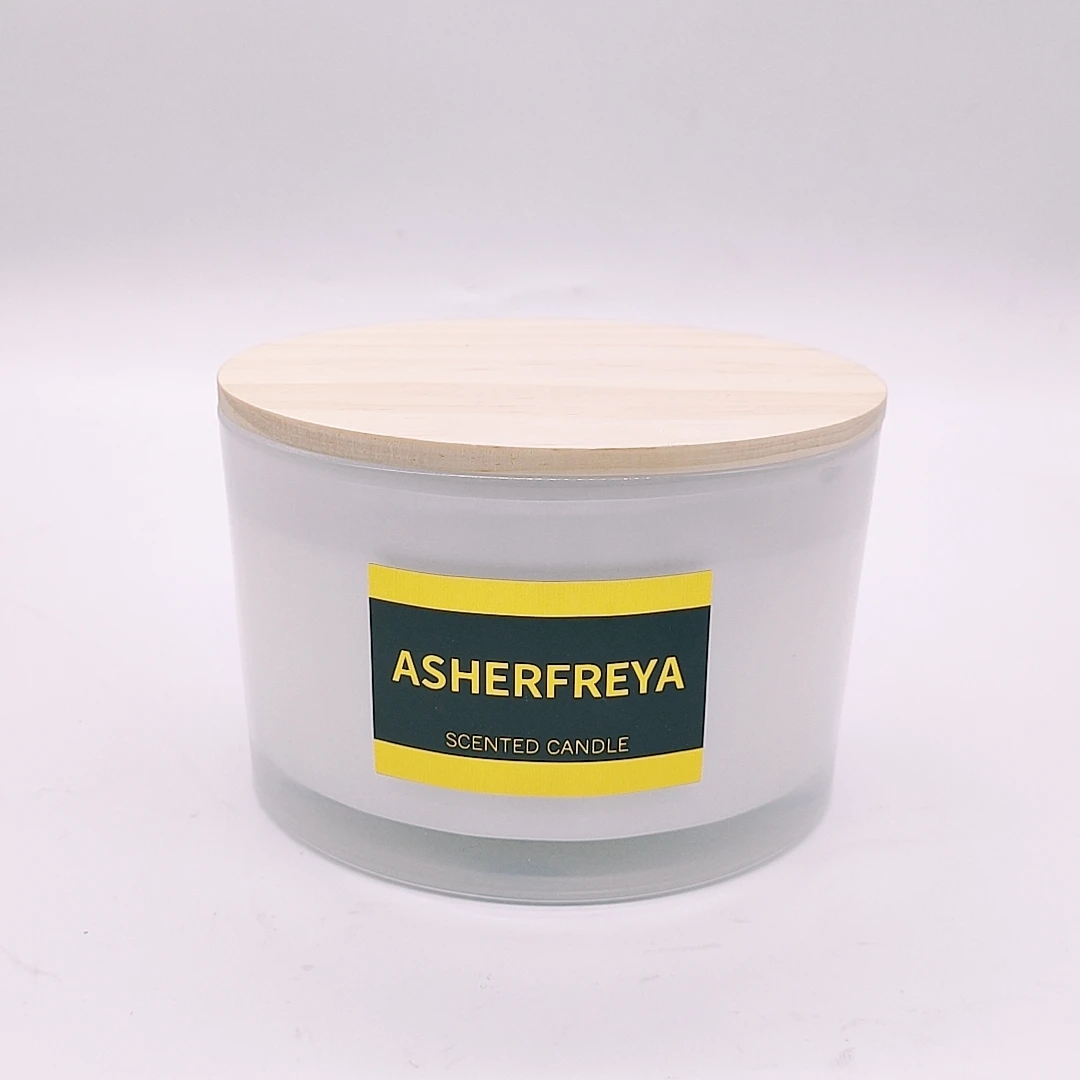 China Wedding Fragrance Aromatherapy Custom Essential Oil 3 Wick Scented Candle