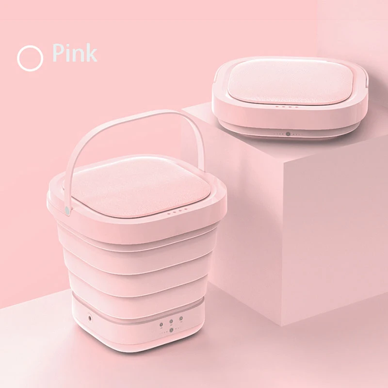 
 YZORA 2020 умная дорожная 3 кг пластиковая автоматическая электрическая тканевая Ведро Складная сушилка для белья маленькая портативная мини-стиральная машина  