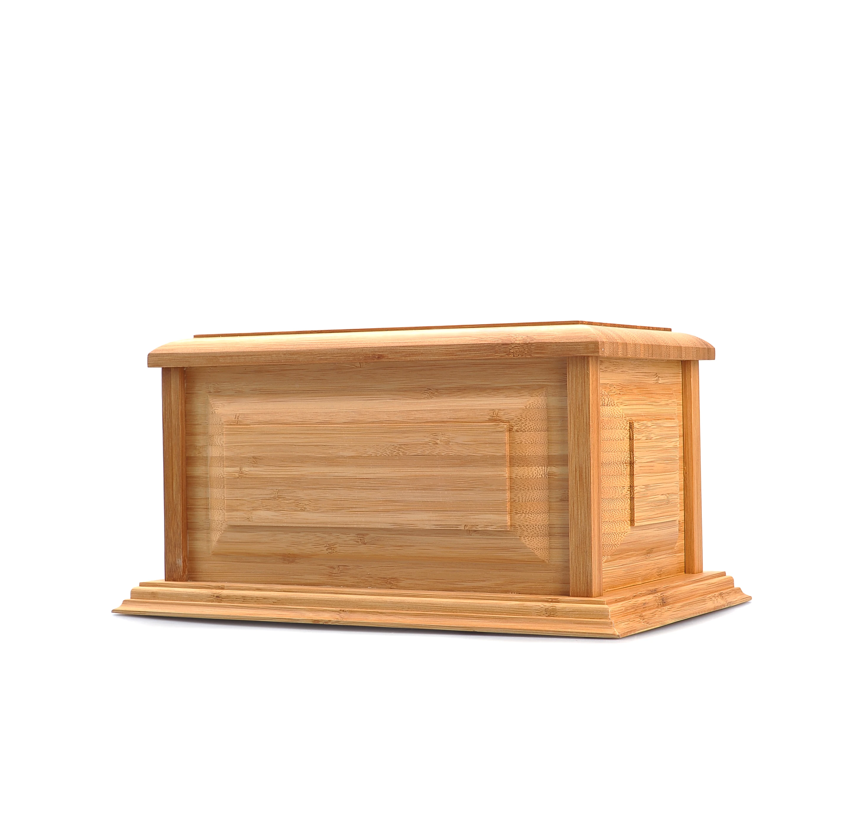 2021 New Type Funeral Accessories Wooden Cremation Human Urns For Sale Crematory