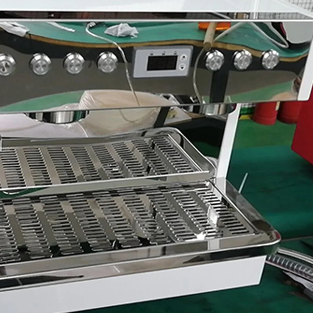 Factory Price 9L Boiler Commercial Espresso Machine, 2 Groups Semi-Automatic Coffee Machine