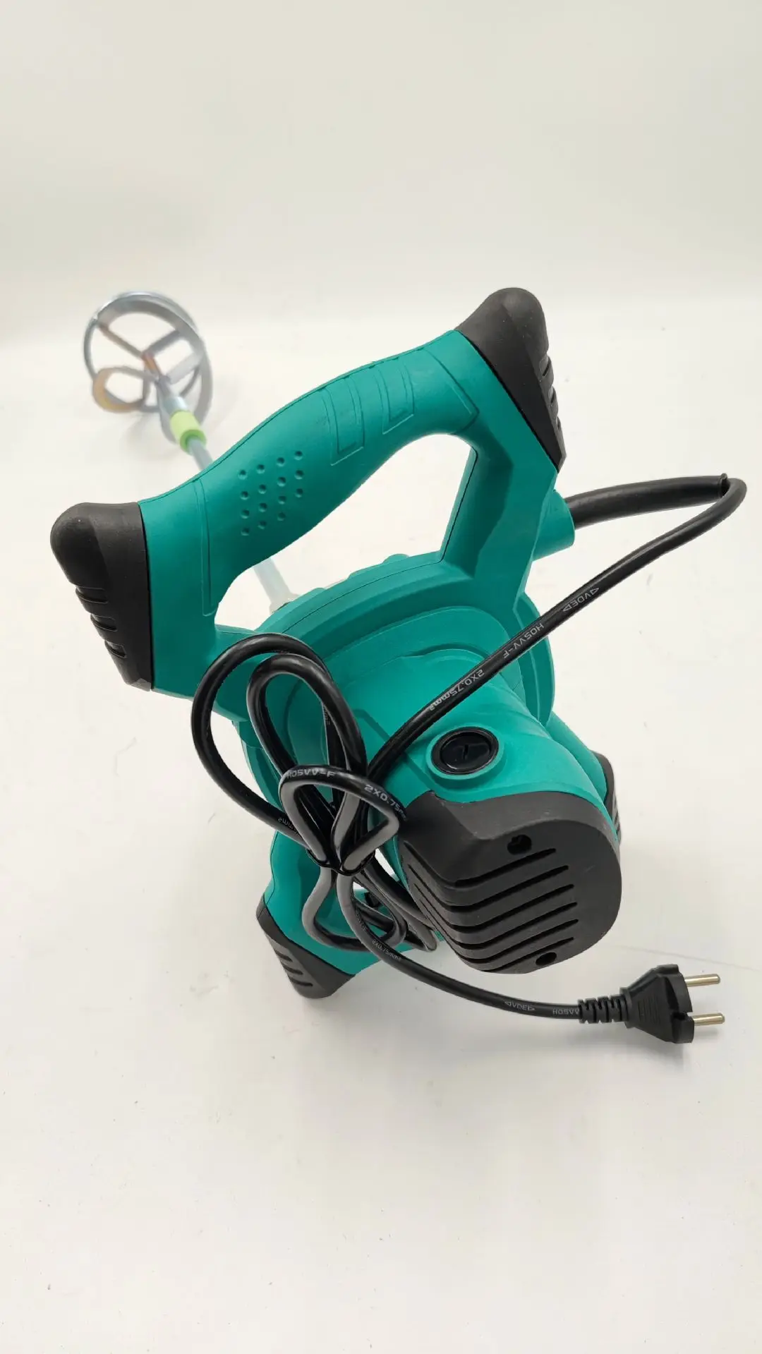 Concrete Paint Mixer Machine Electric Speed Control Handheld Paint Cement Plaster Mortar Coating Mixer Putty Powder Mixing