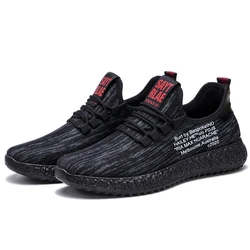 hot sale outdoor running sport shoes for men breathable air mesh sock sneakers