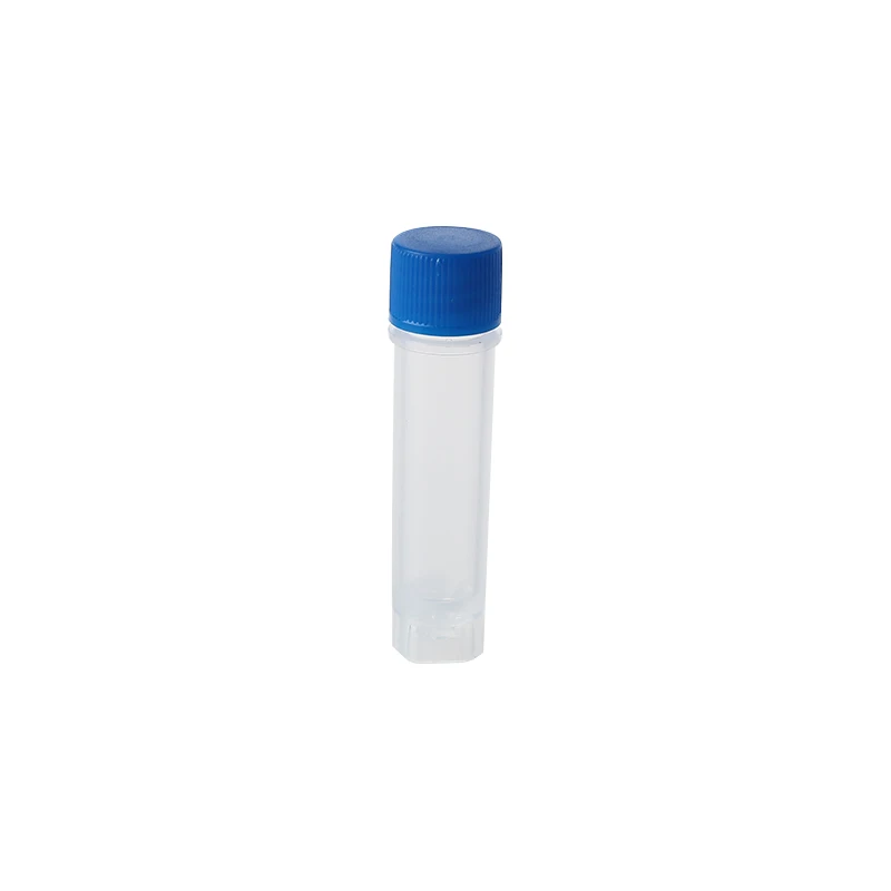 Quick delivery in stock 2ml multiple colors external thread lab freezing plastic tube sterile cryogenic vial