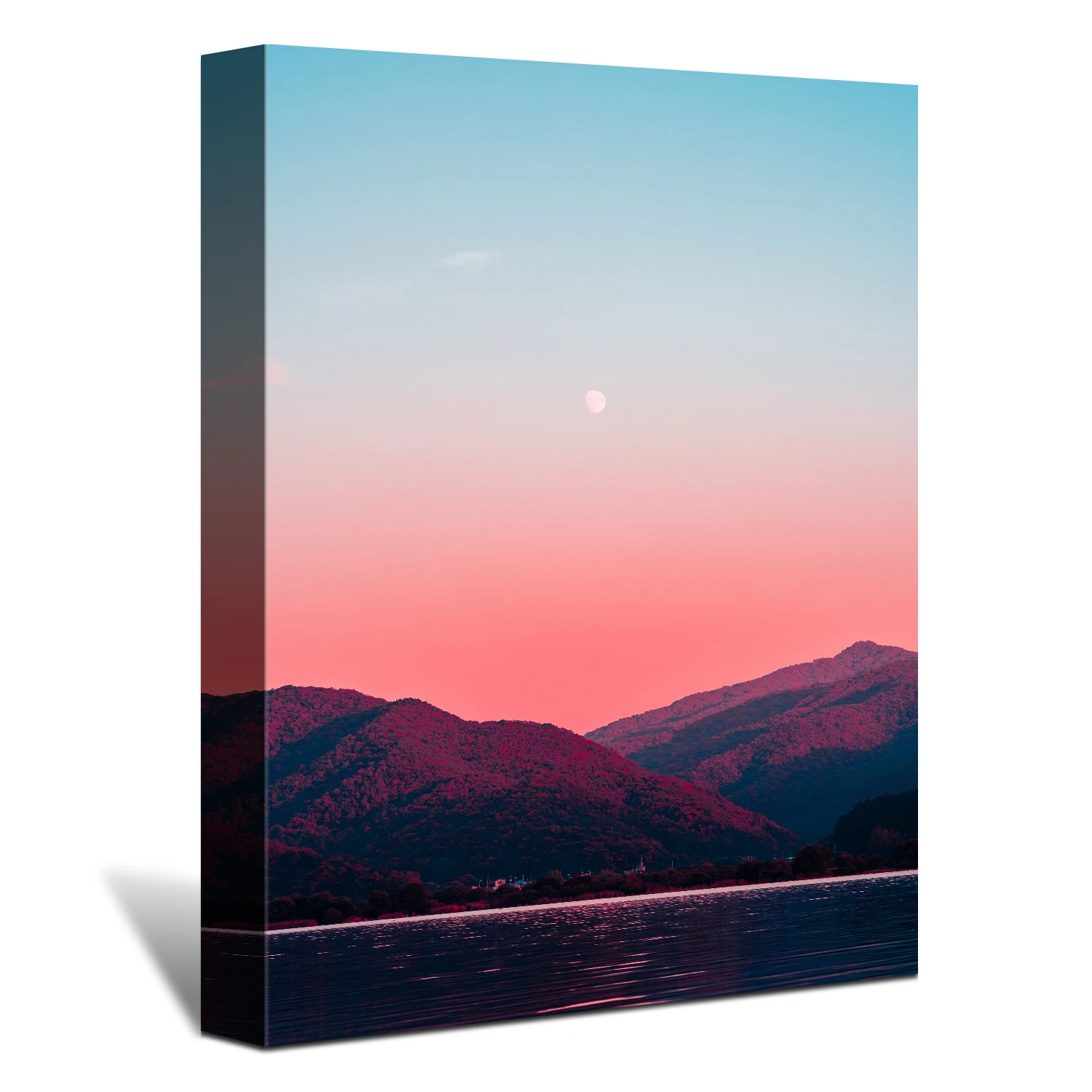 Beautiful Sunset Mountain View Modern Wall Art Home Decoration Home Canvas Photo Wall Art Painting Home Decor Living Room