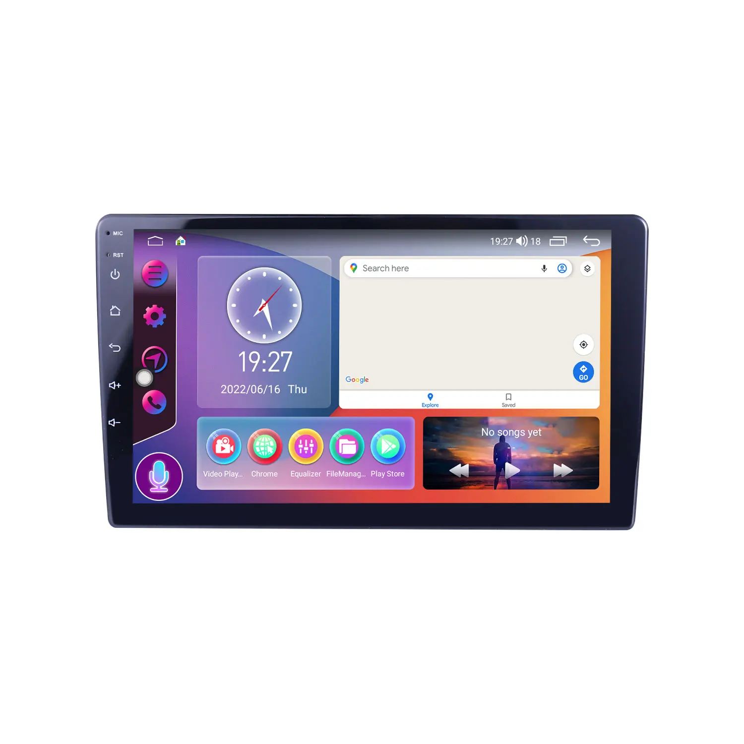 7862 Универсальный 9 10 дюймов сенсорный экран Android авто навигации GPS Wi-Fi BT FM Радио Стерео DVD плеер