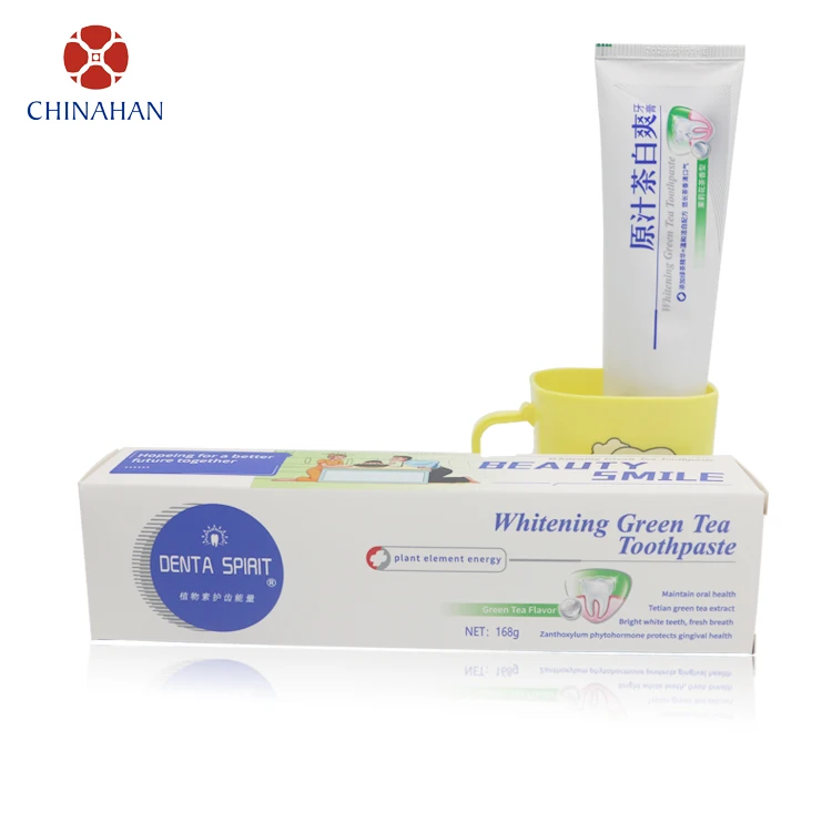 manufacturer wholesale halal tooth paste 168g Whitening Green Tea Toothpaste