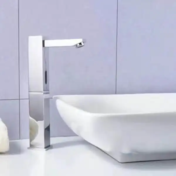 Bathroom automatic motion auto touchless brass chrome basin sink water tap hand wash faucet with infrared sensor