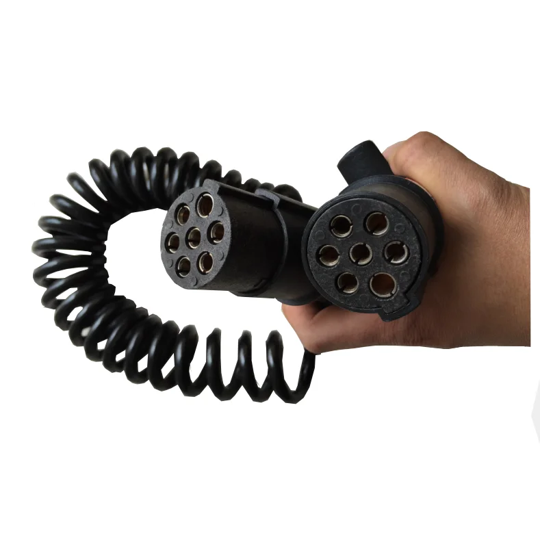 
 7 пин ТПУ спирали весны автомобильных жгутов кабель прицепа  