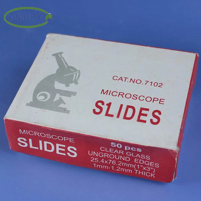 Лабораторный одноразовый стеклянный микроскоп slide 7101