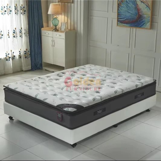 Hypo-allergenic 10 Inch Vacuum Roll Up Packing Wholesale King Size Memory Foam Pocket Spring Mattress In A Box