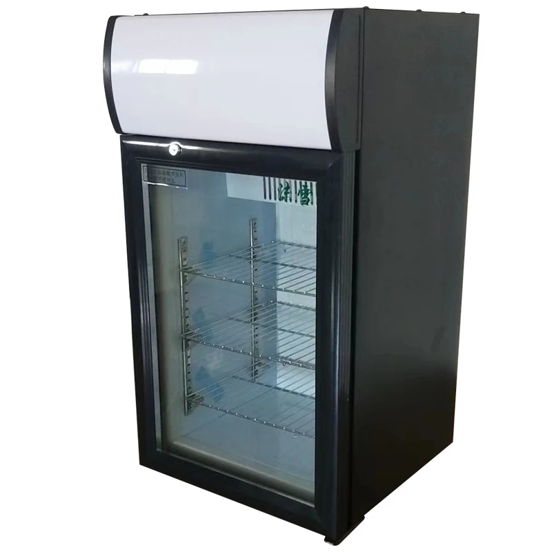 Vanace 80 Litre Heating Cooling Dual Temperature Zones Beverage Cooler Commercial Mini Fridge for Supermarket