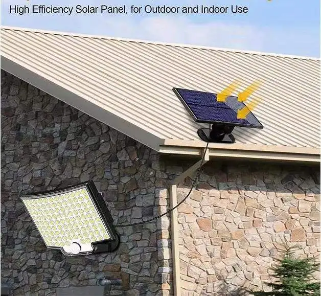 Remote Control ABS Waterproof Outdoor Garden Landscaping Decorative 2w Solar Panel LED Wall Garden Lamps