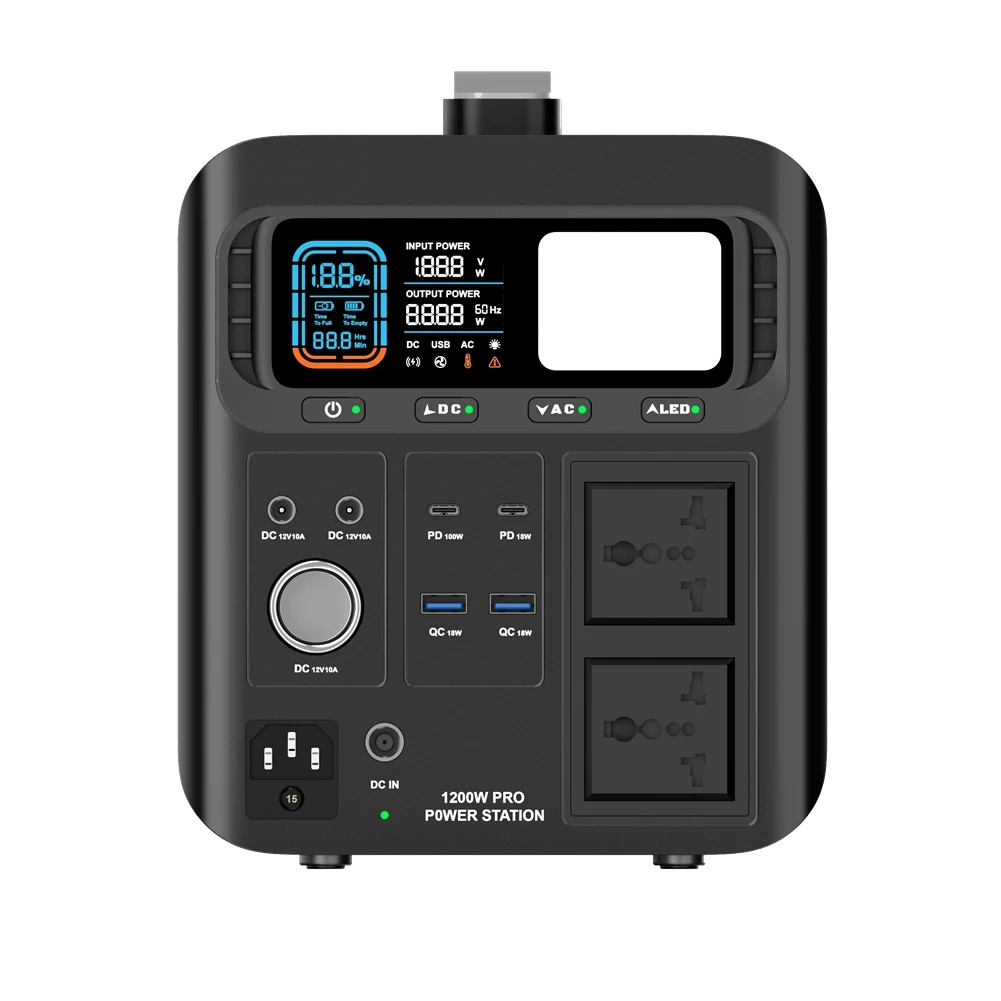 jackery solar 1000w solix f2000 oukitel p2001 p2001e stock ac dc eco flow outdoor camping portable battery power station 1200w