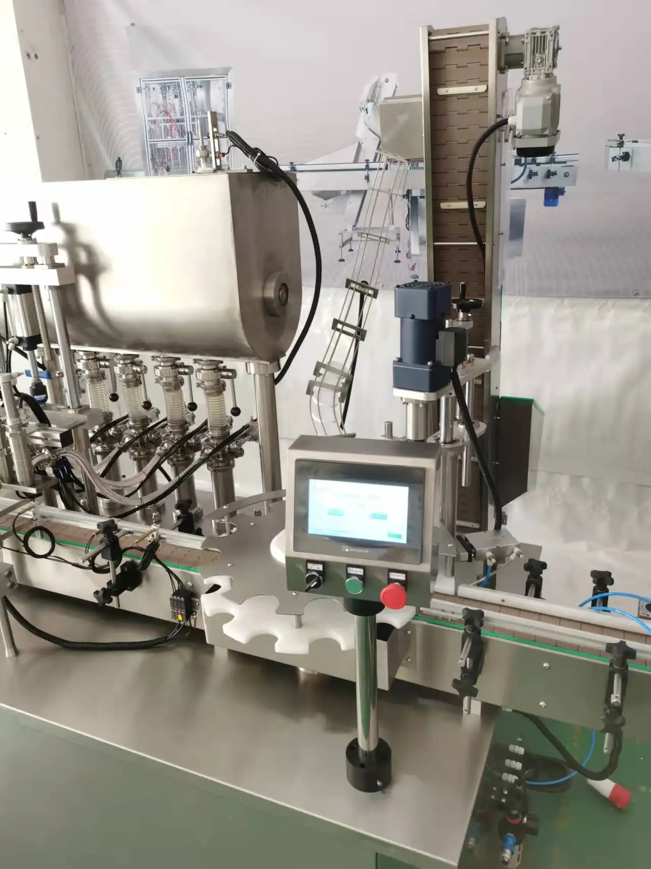 YMF4C1 Automatic shampoo filler honey jar gel Essential Oil Liquid Spray Bottles filling capping machine