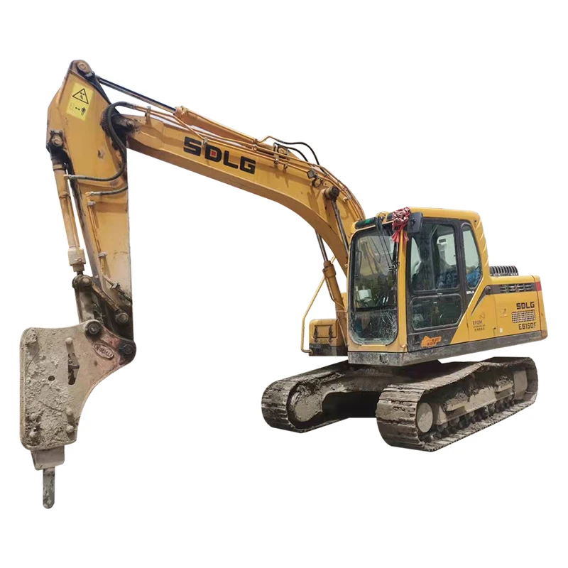 Hot sale second hand sdlg e6500f E6150F E6205F E6210F excavator used excavator auction