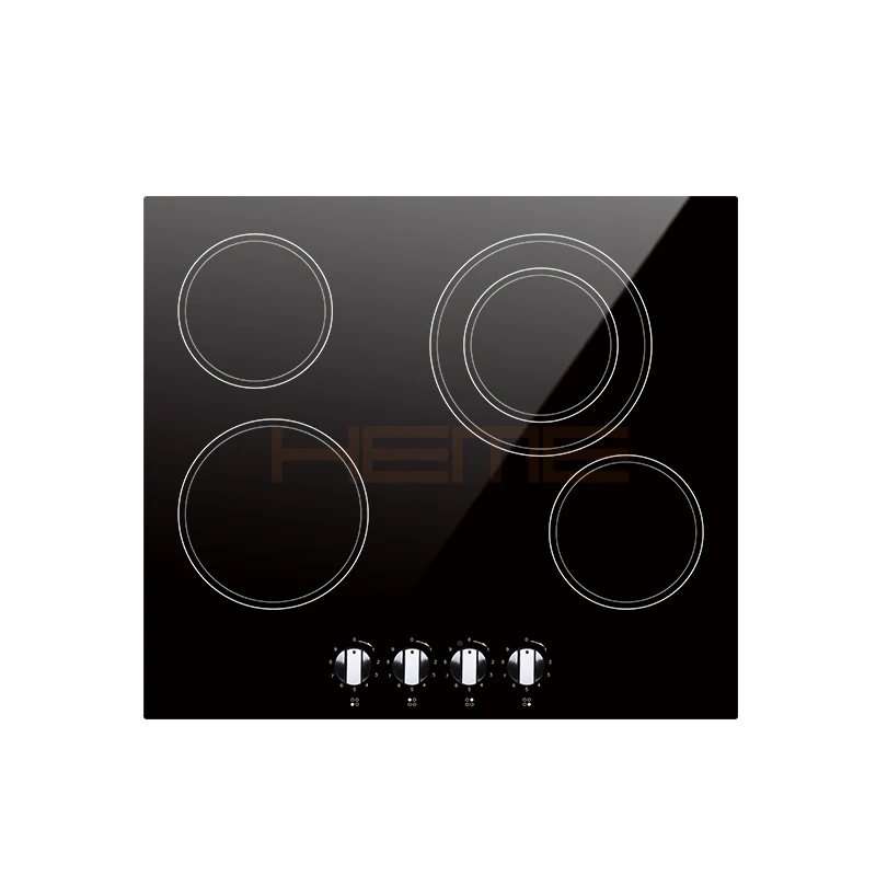 Chinese Manufacturer Built in Electric Stove Home Appliances 4 Burner Embedded Ceramic Cooktop