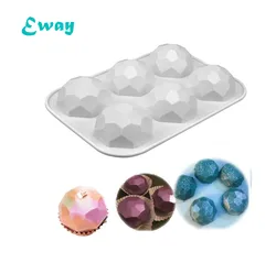 Food Grade Silicone Heat-Resistant ice diamond mold ice cube mold chocolate Baking Products Hot Sale On Amazon