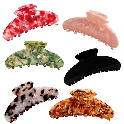 High-quality exquisite diamond-set design temperament light luxury acetate hair claw shark claw claw clip