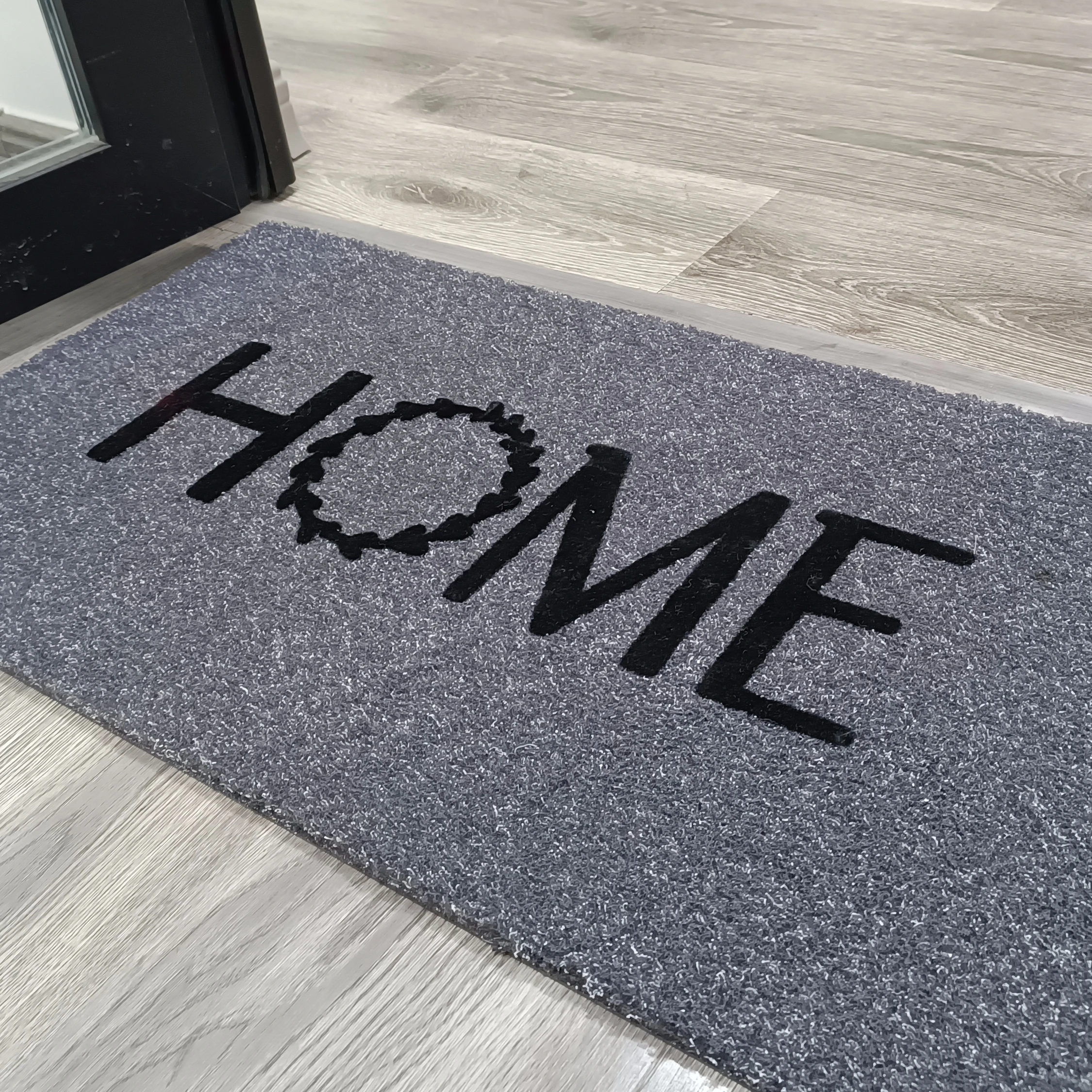 Искусственный дверной коврик coir, противоскользящий наружный вход, индивидуальные флокированные искусственные кокосовые дверные коврики