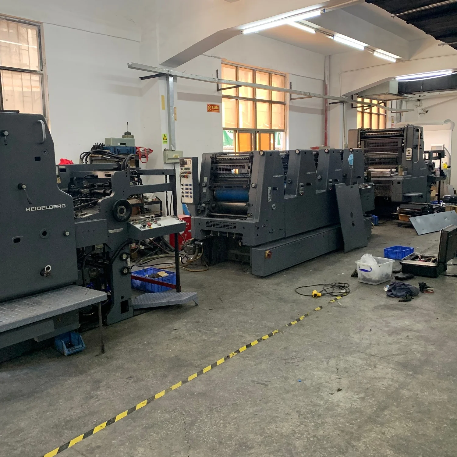 Offset printer GTO52 4 colors alcohol dampening excellent print quality  520*360mm A3 A2