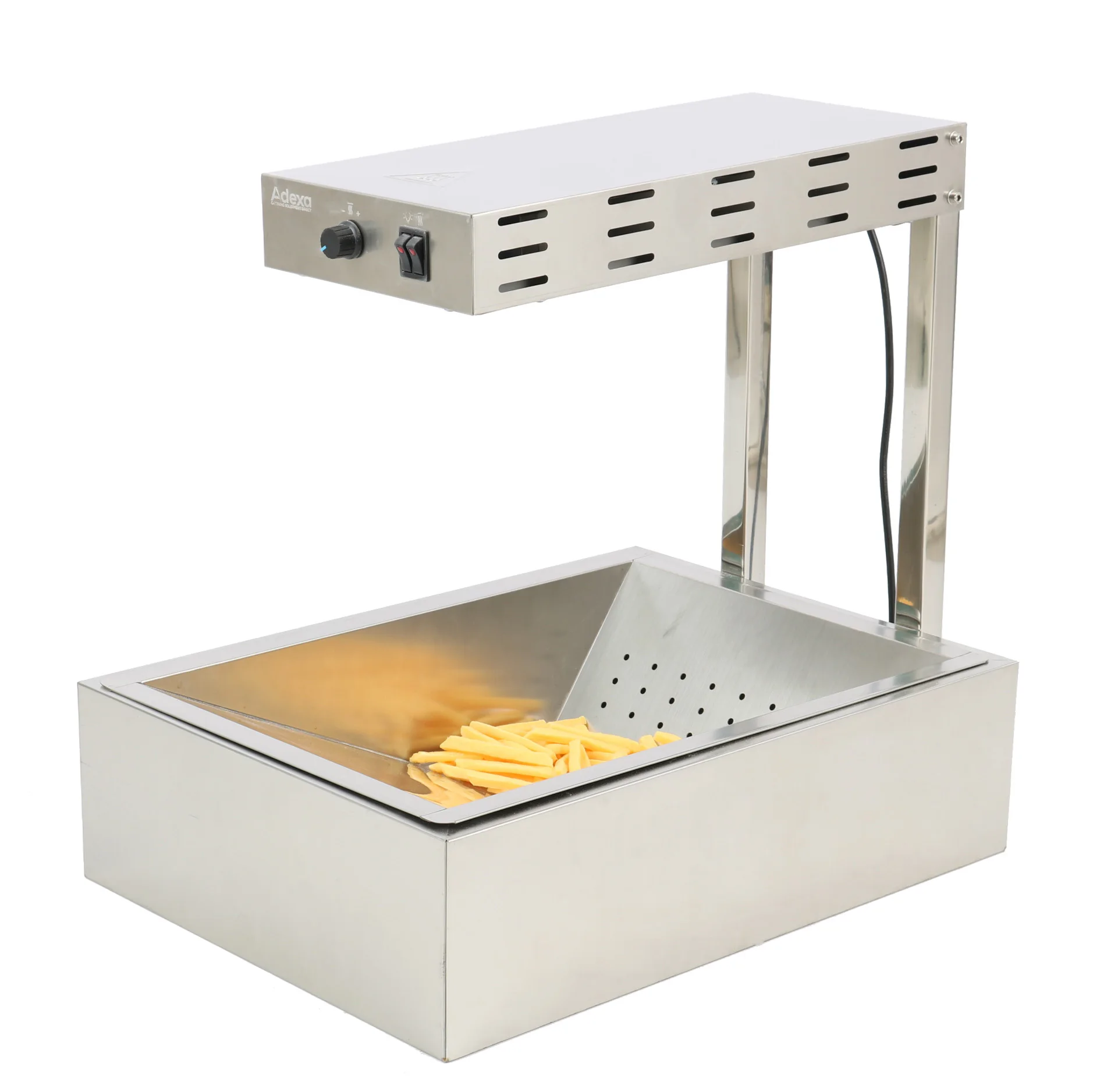 Commercial freestanding infrared french fry warmer with CE