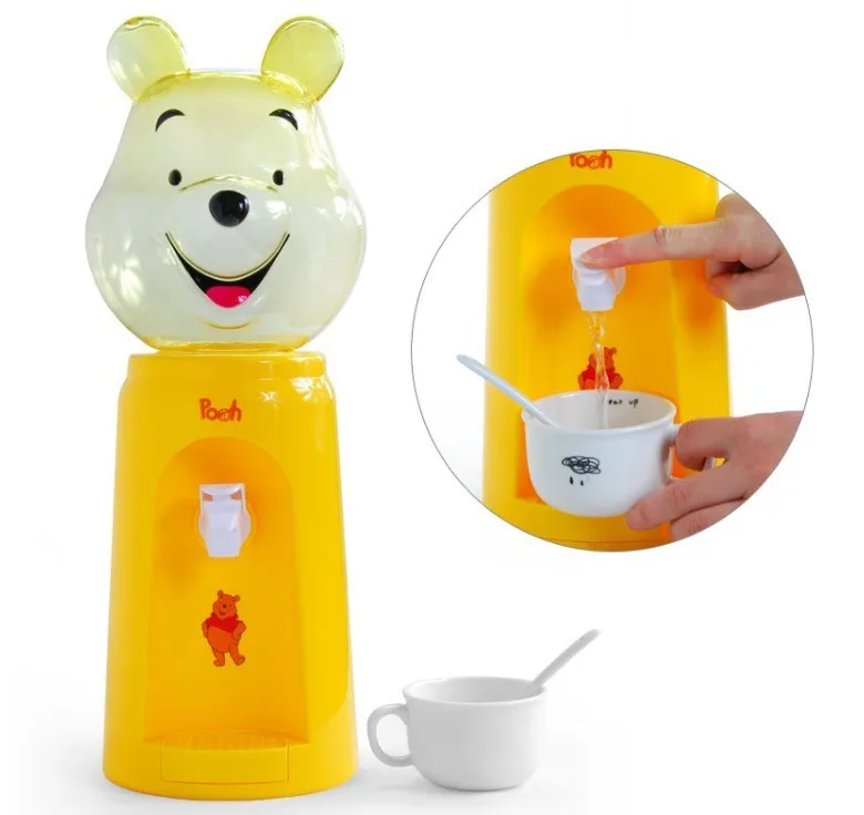 New Cute Cartoon Design Mini 8 Cups Water Dispenser No Warming Drinking Machine for Children Office Pet Dog Cold Water Dispenser