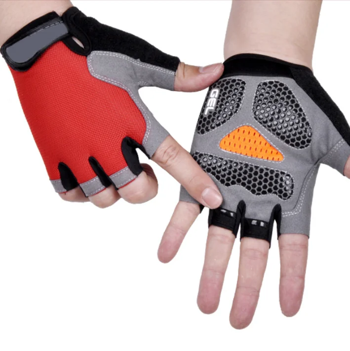 Hot Selling Anti-slip Cycling Men Women Half Finger Gloves Breathable Anti-shock Sports Bike Bicycle Glove