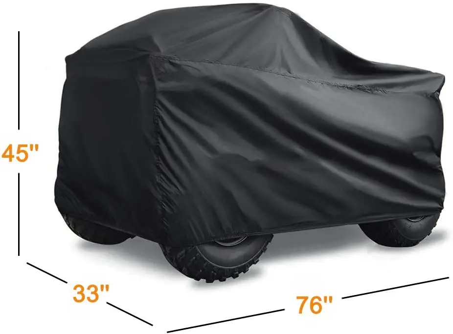 high quality OEM black 420D Oxford Cloth Outdoor Waterproof UTV Car Cover Sunscreen Dustproof ATV Car Cover