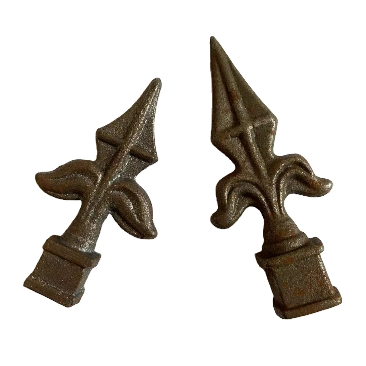 low price cast iron fence spear points wrought iron railing spear for gate