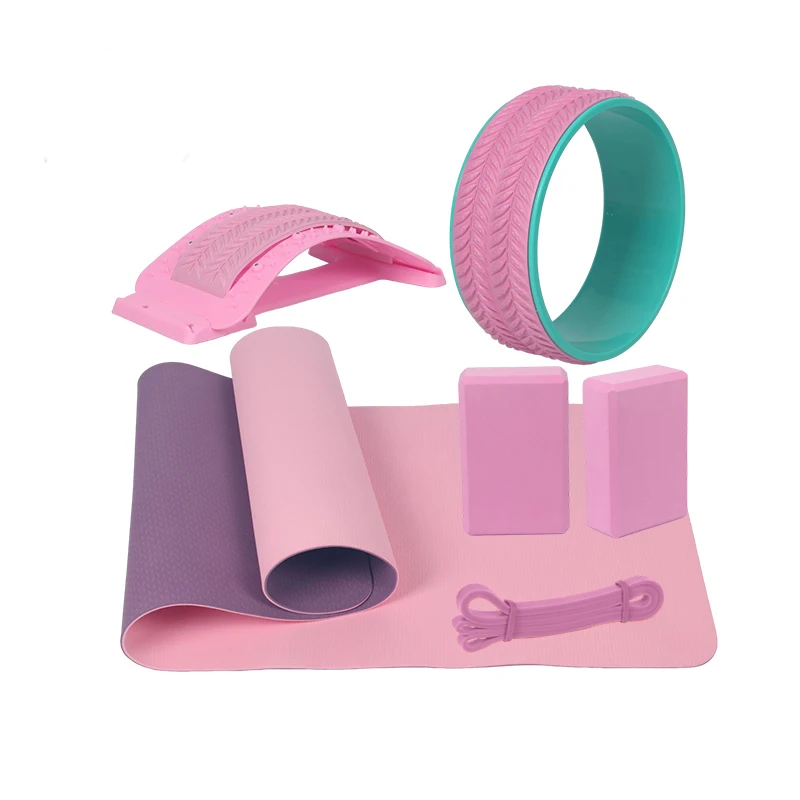 Non-slip PVC 25cm Yoga Ball Pilates Bosuing Ball Yoga Brick Blocks For Women Exercise