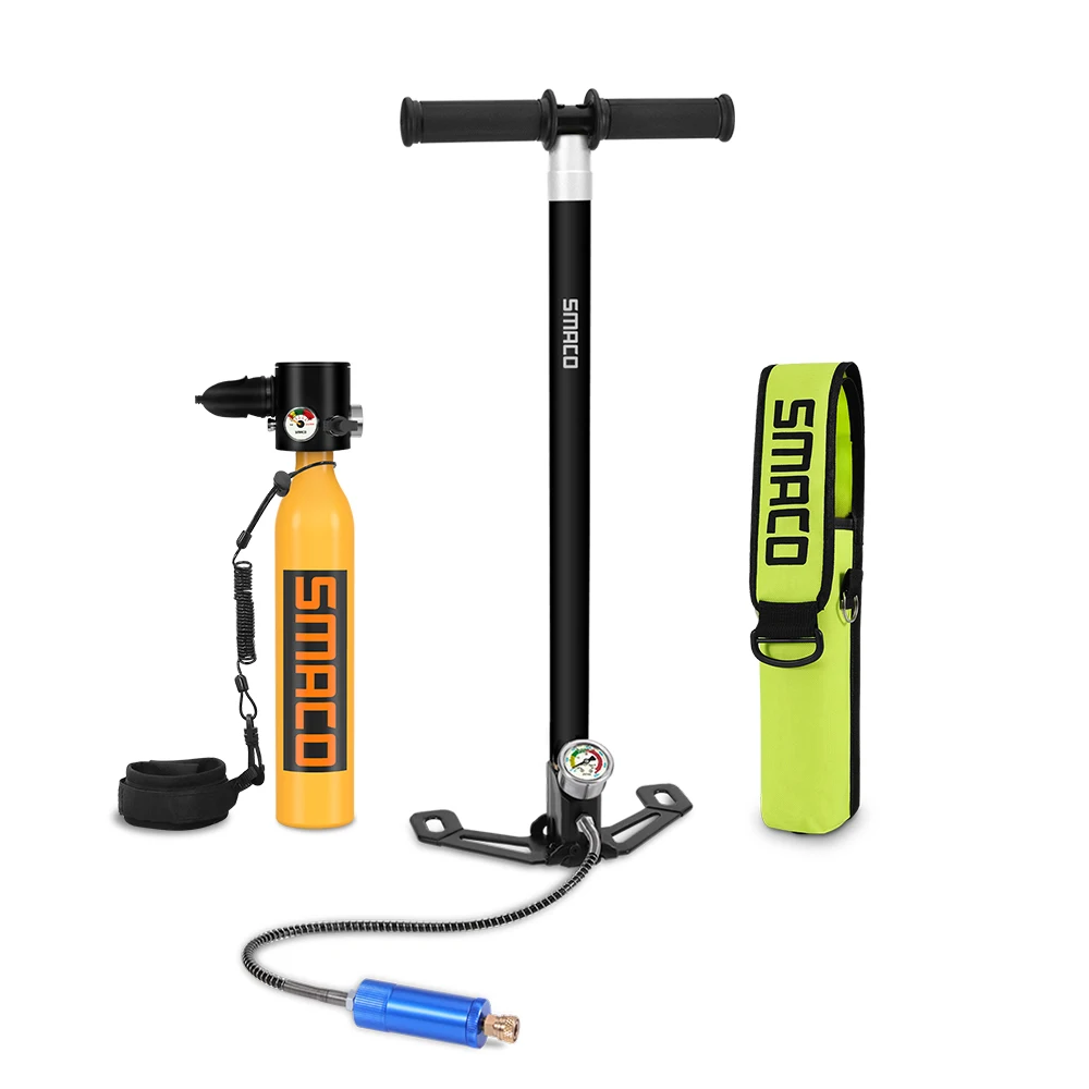 SMACO Mini Scuba Tank free Breath Underwater Diving for 5 to 10 Minutes