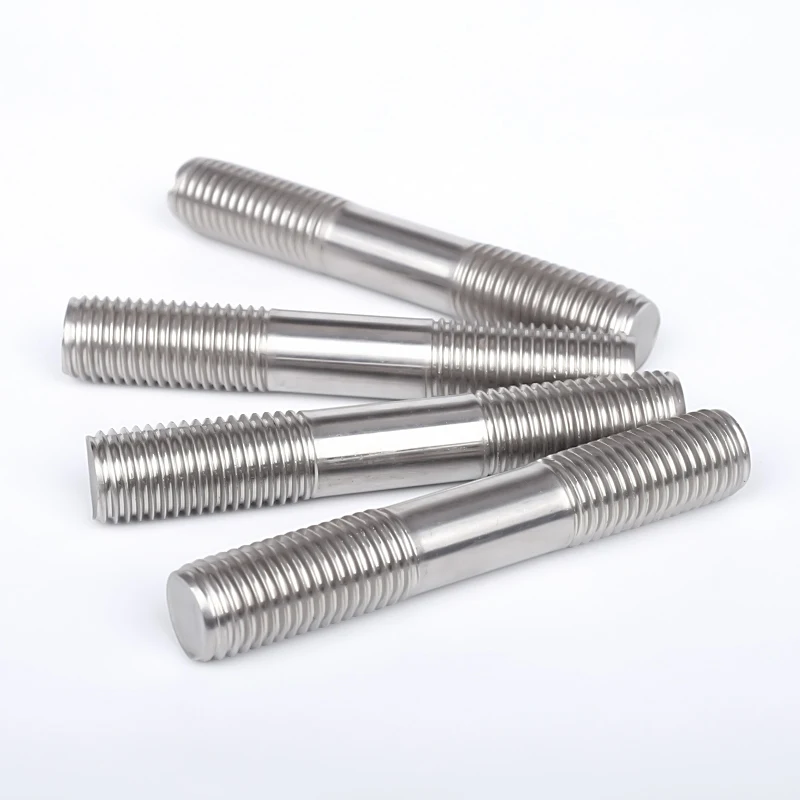 A2 304 Stainless Steel M5 M6 M8 Double End Threaded Rod Bar Bolt Stud