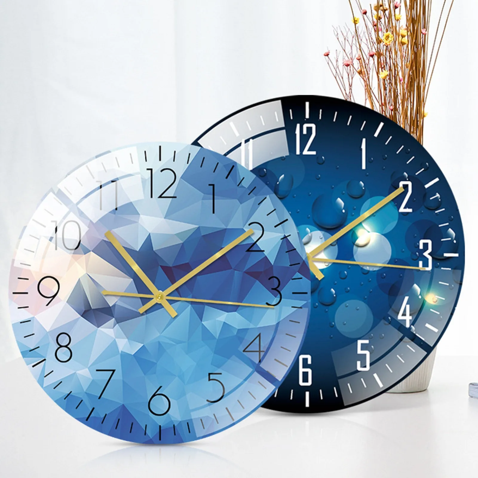 30 cm Quartz Clock Plexiglass Silent Modern Ordinary Wall Clock for Home Kitchen Office Parlor Decors Wall Clocks Fashion Design