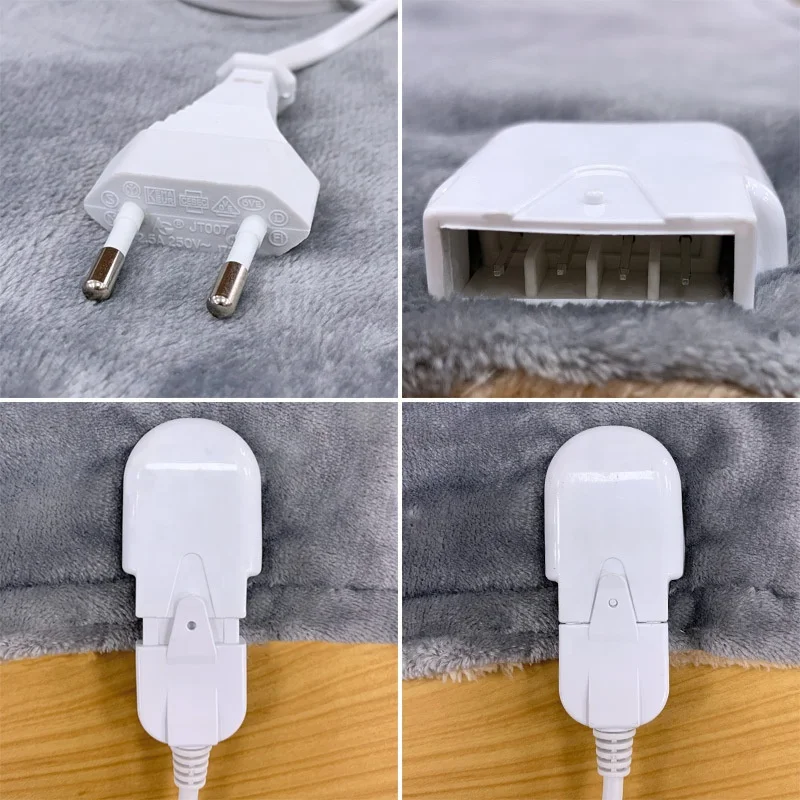 Customizable size logo reversible flannel heating blanket price electric blanket