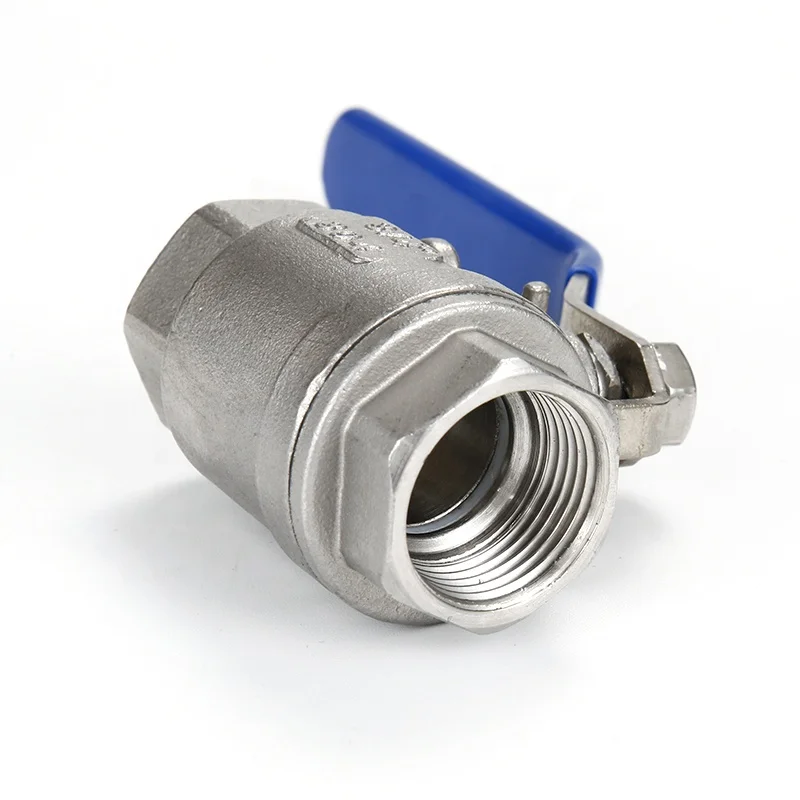 304 ball valve two-piece silk ball valve 4 points medium-sized two-piece female threaded female wire water switch valve