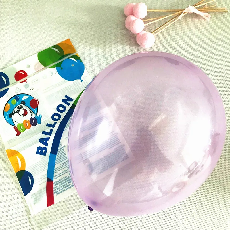 
Birthday Wedding Decoration latex 12/18/24/36 Inch Helium Round Shaped Transparent Crystal Globos Colorful Bubble Balloons 
