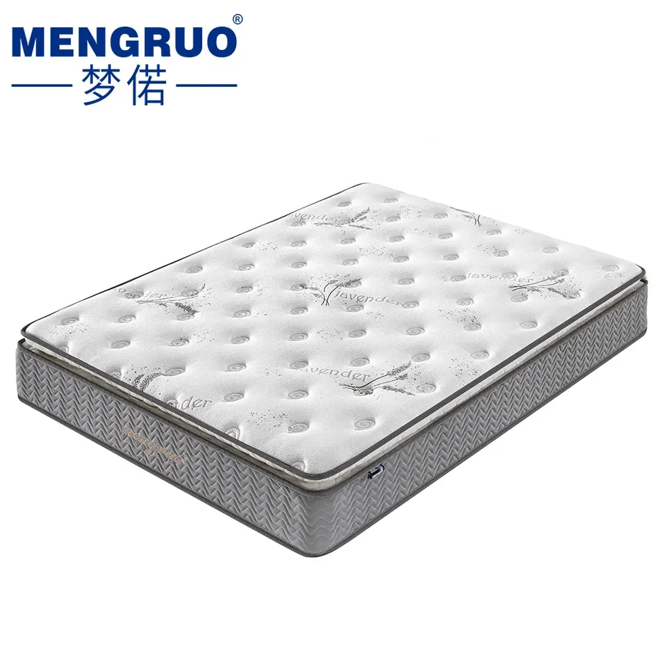 High quality vacuum compressed comfortable king size memory foam queen bed mattresses 5 zoned pocket coil spring mattress